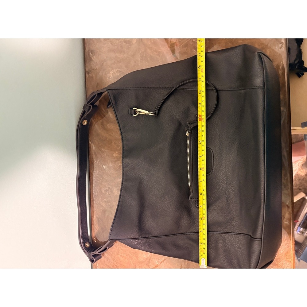Darcy Marks London‎ Black Pebbled Purse Tote and Coin Purse - Picture 10 of 14